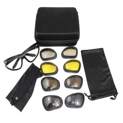 Gafas de sol tácticas X7 C5 con lentes polarizados para caza y tiro