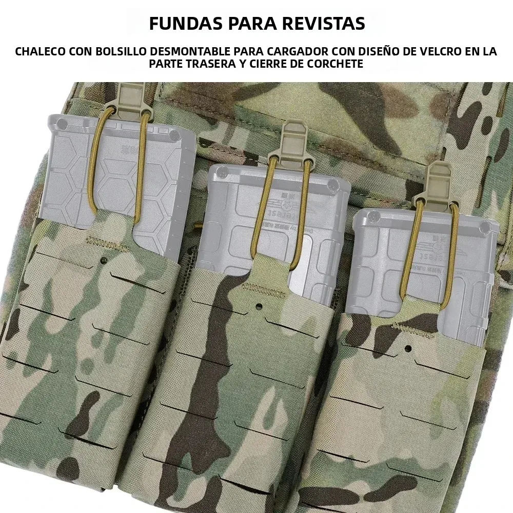 SINAIRSOFT FCPC V5: chaleco táctico MOLLE de liberación rápida - imagen 2
