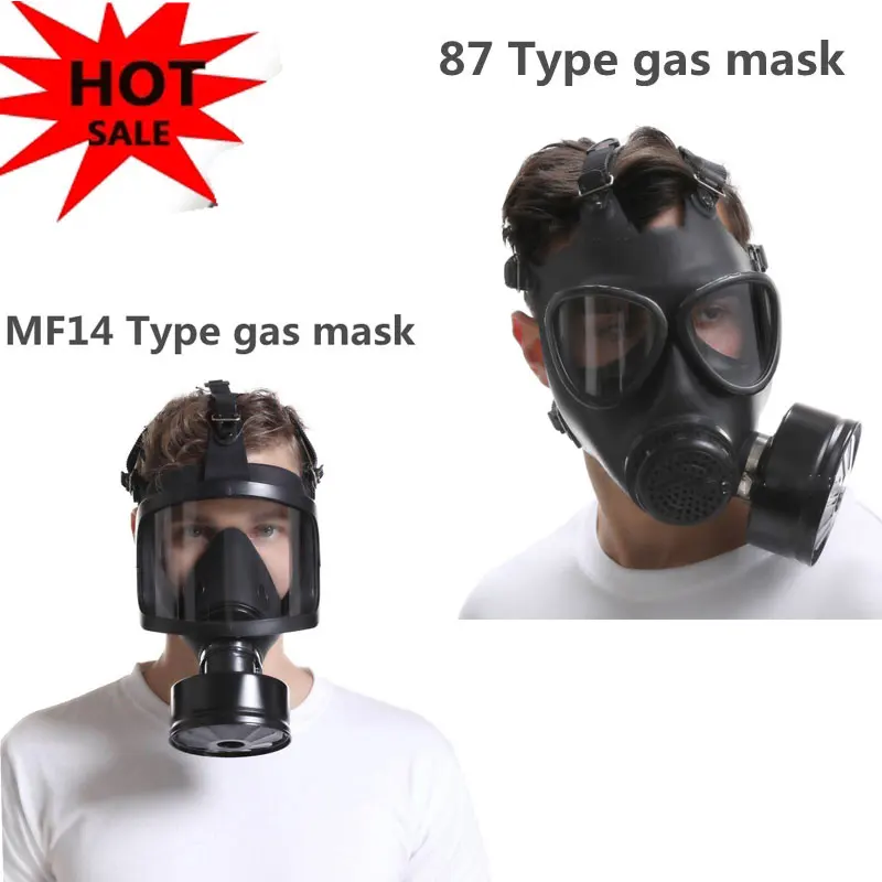M14/87 MF14 Máscara de gas facial completa con filtro químico nuclear - imagen 5