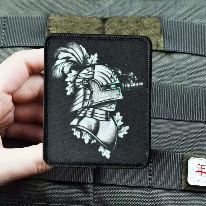 Parche táctico soldado estampado – Insignia moral para ropa y mochilas - imagen 2