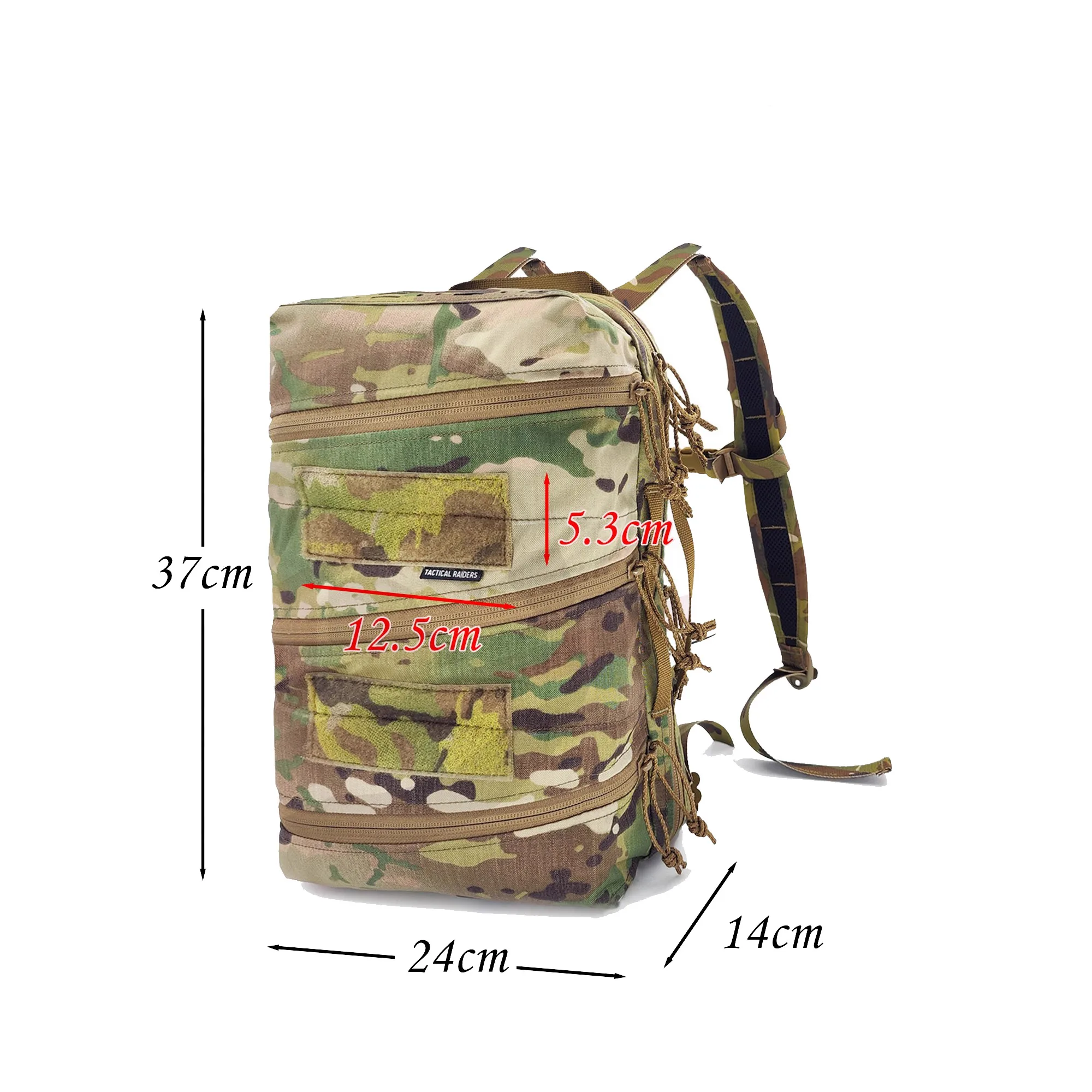 Mochila táctica DELTA médica compacta estilo SS para asalto