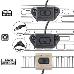 WADSN ModButton interruptor táctico 20 mm para riel KeyMod/M-Lok