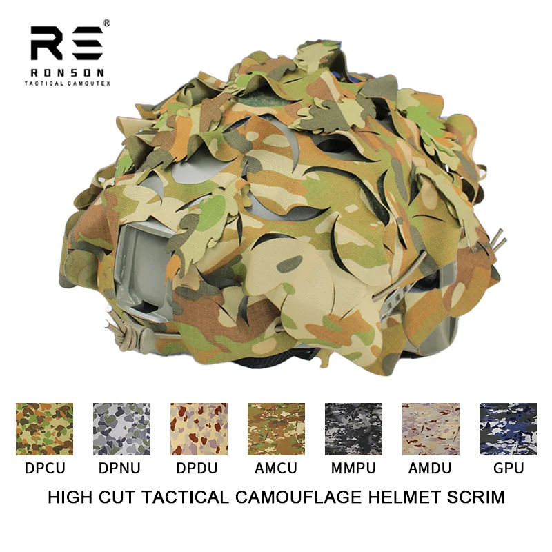 Australia AMCU cubierta casco táctico scrim camuflaje 3D corte láser - imagen 4