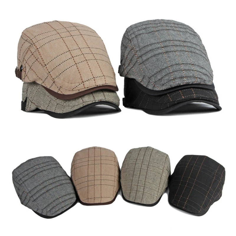 Boina británica hombre de espiga transpirable para primavera y verano - imagen 3