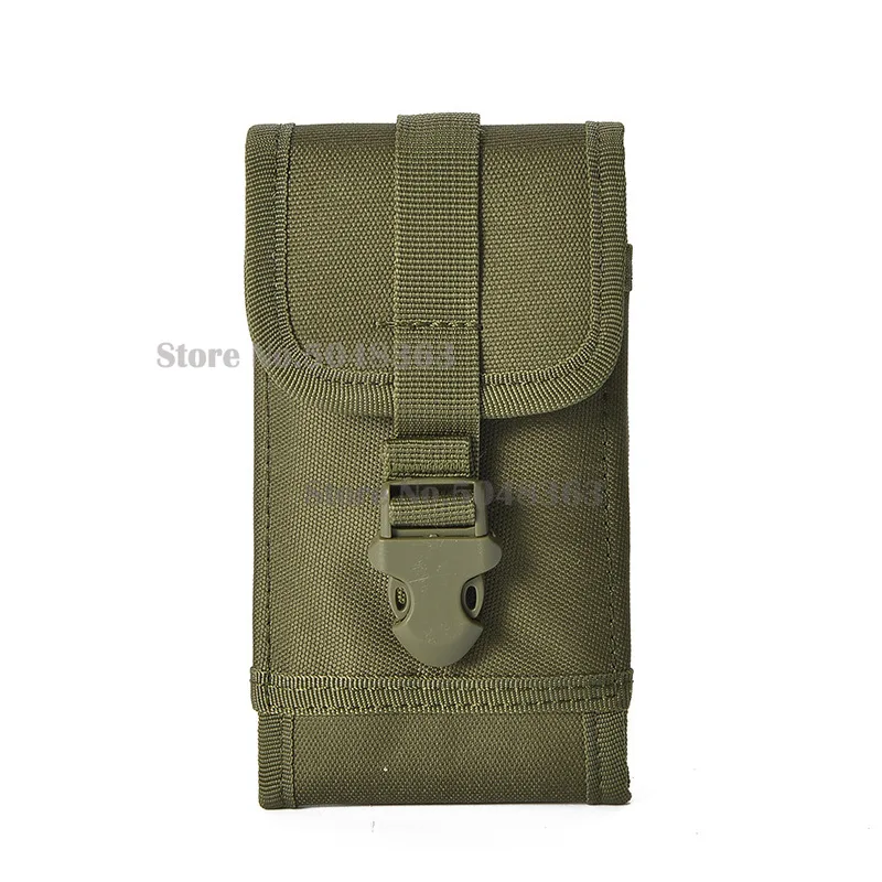 Funda táctica MOLLE de nailon para teléfono móvil con cinturón - imagen 3