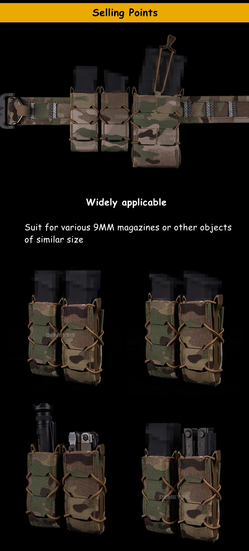 Soporte MOLLE para linterna