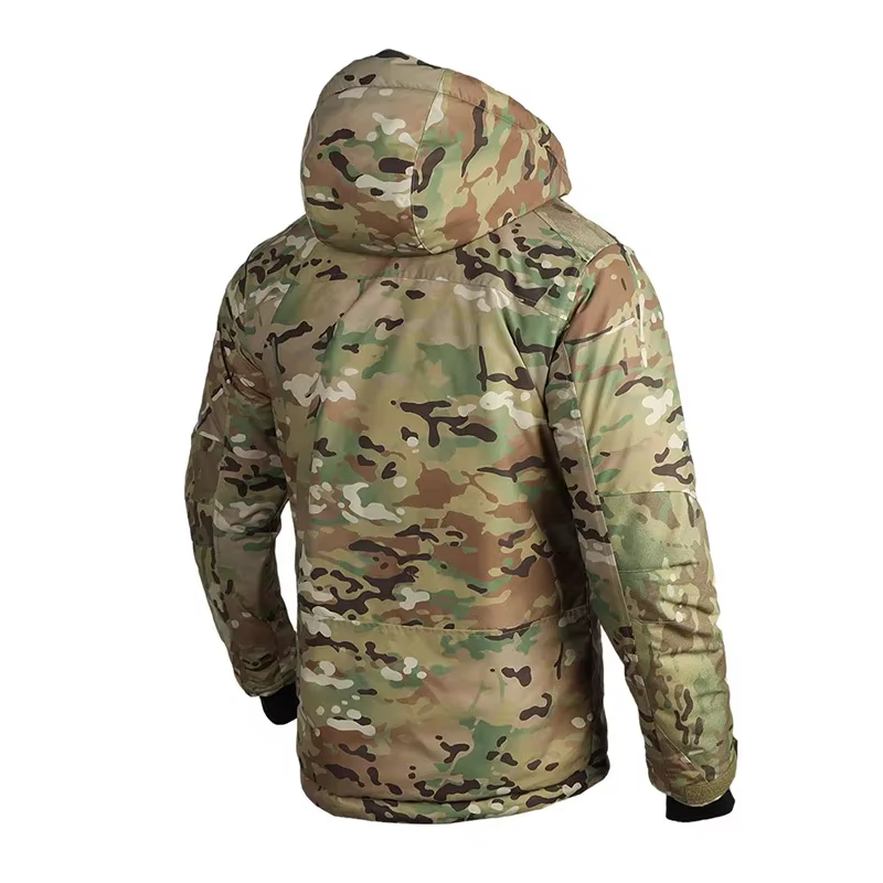 Emersongear Chaqueta táctica hombre invierno algodón Polar capucha - imagen 2