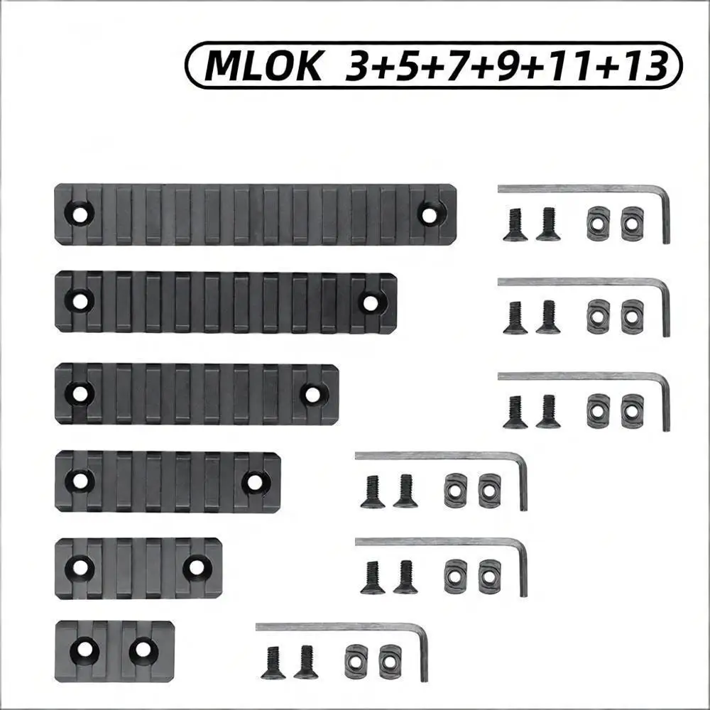 Adaptador Picatinny de aleación para guardamanos Keymod/M-LOK y mira - imagen 3