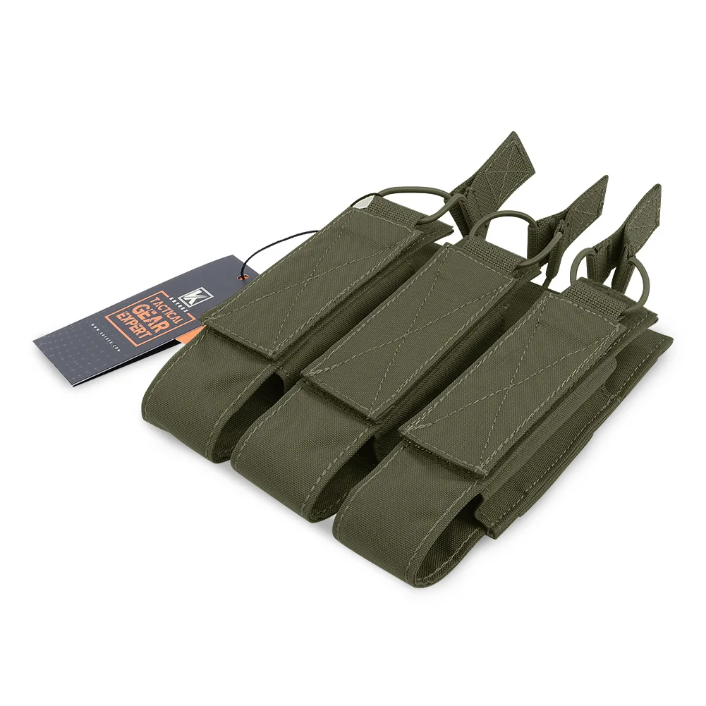 KRYDEX bolsa MOLLE para cargadores MP5 MP7 KRISS SMG abierta