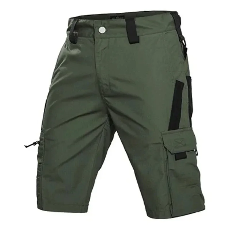 Pantalones cortos tácticos impermeables de carga camuflaje ripstop - imagen 3