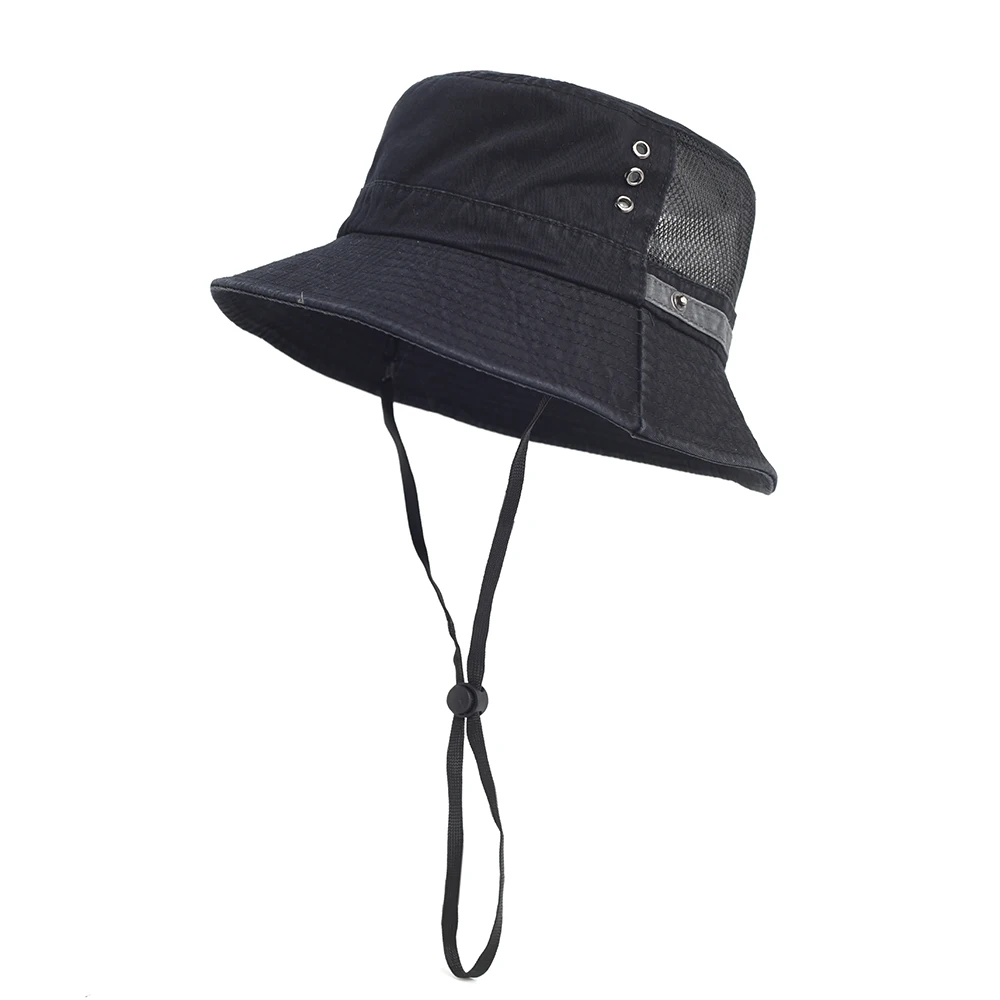 Sombrero pescador algodón lavado exterior primavera-verano panamá - imagen 2
