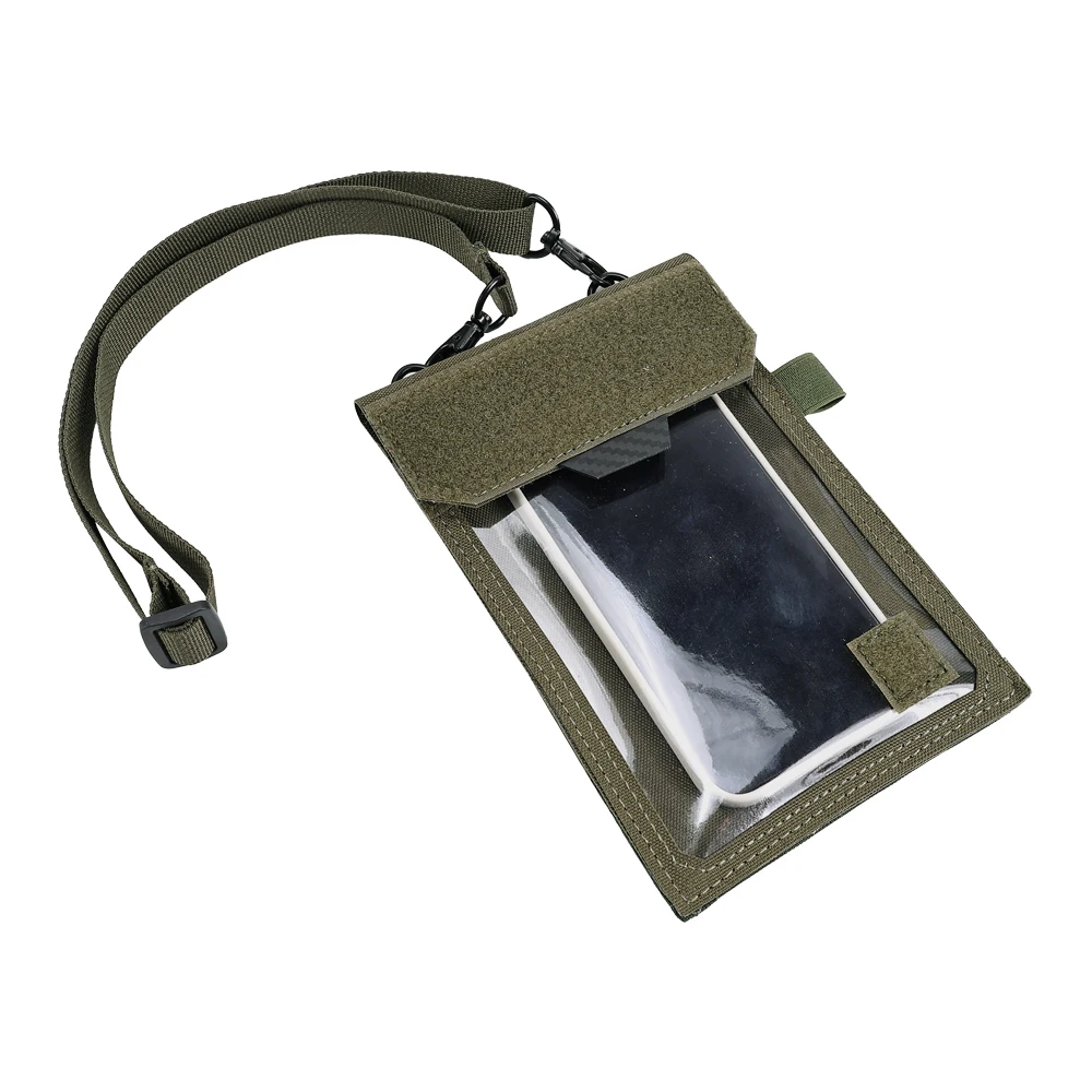 SINAIRSOFT porta credenciales táctico nailon multibolsillos con cordón - imagen 3