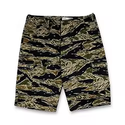 Pantalones cortos Tiger Stripe WW2 estilo militar vintage