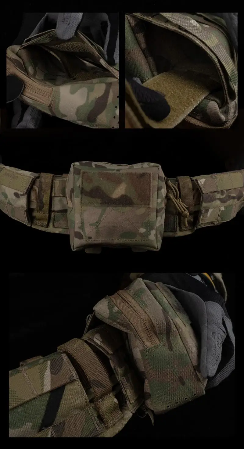 Bolsa IFAK montada en faja con acceso rápido a los artículos
