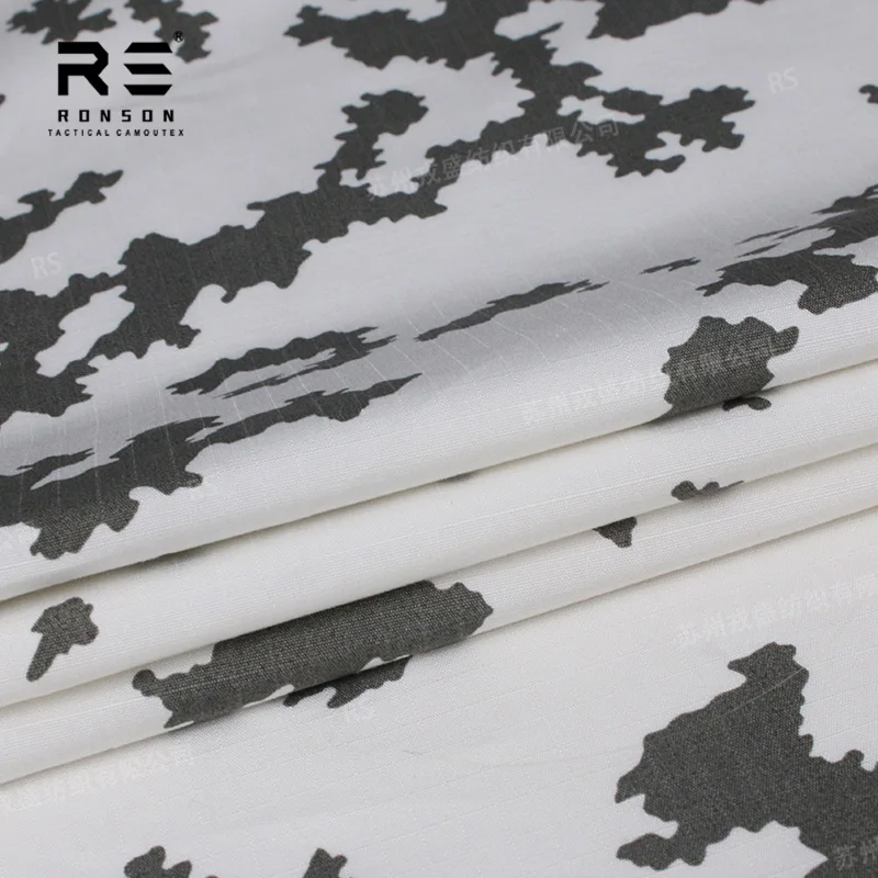 Tela NYCO ripstop camuflaje finlandés nieve táctica para uniformes