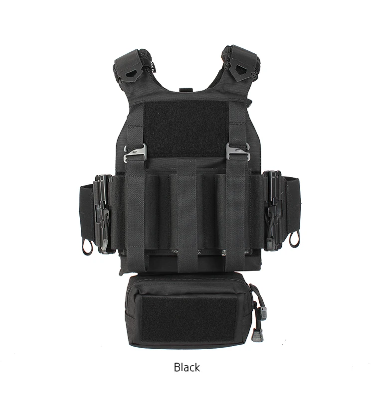 Chaleco táctico infantil con diseño tipo plate carrier