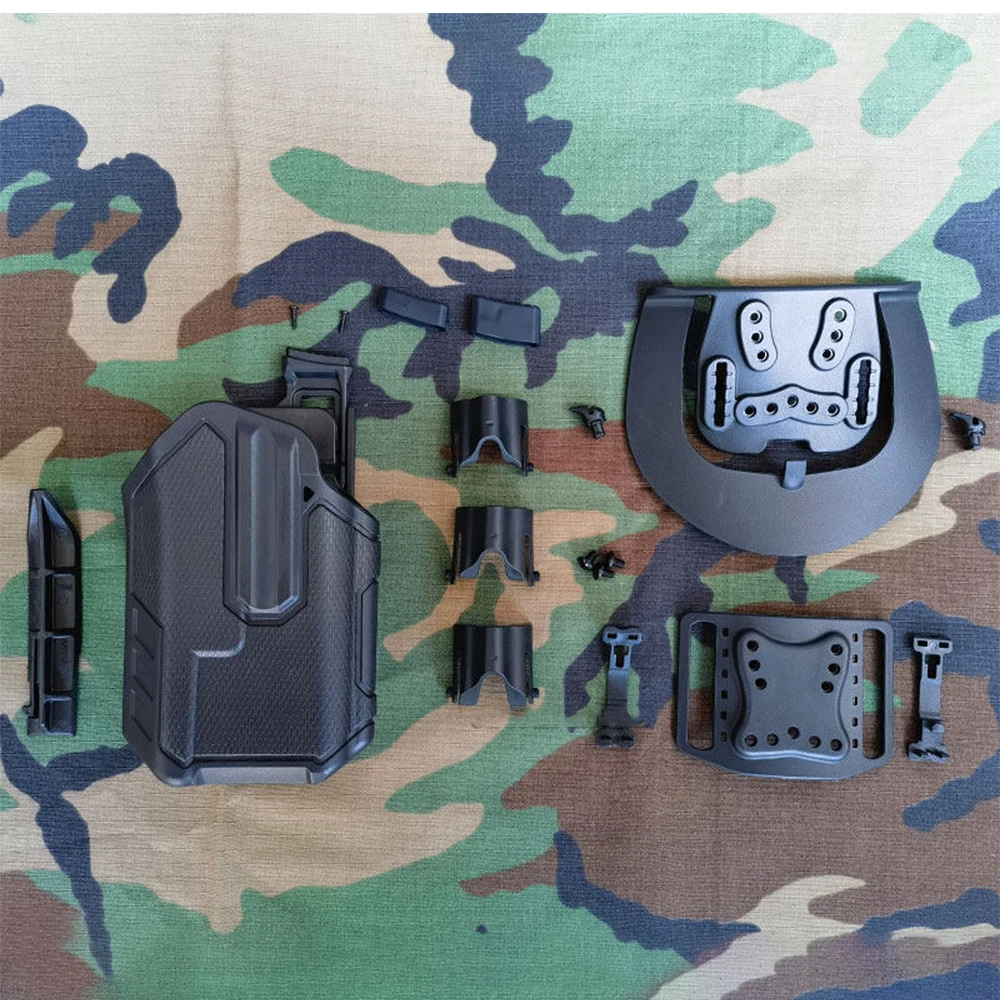 Funda táctica pistola airsoft con clip de cinturón extracción rápida - imagen 5