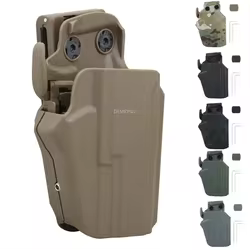 Funda táctica pistola extracción rápida, cinturón compatible
