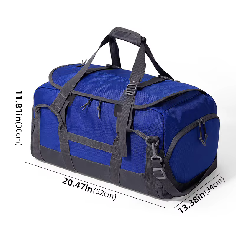 Bolsa táctica lona grande con compartimento húmedo para botas - imagen 3