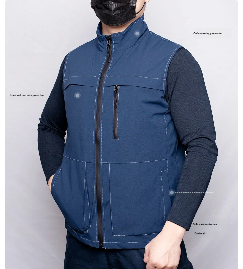 Chaleco anti puñaladas nivel 5 ocultable ligero para hombre - imagen 5