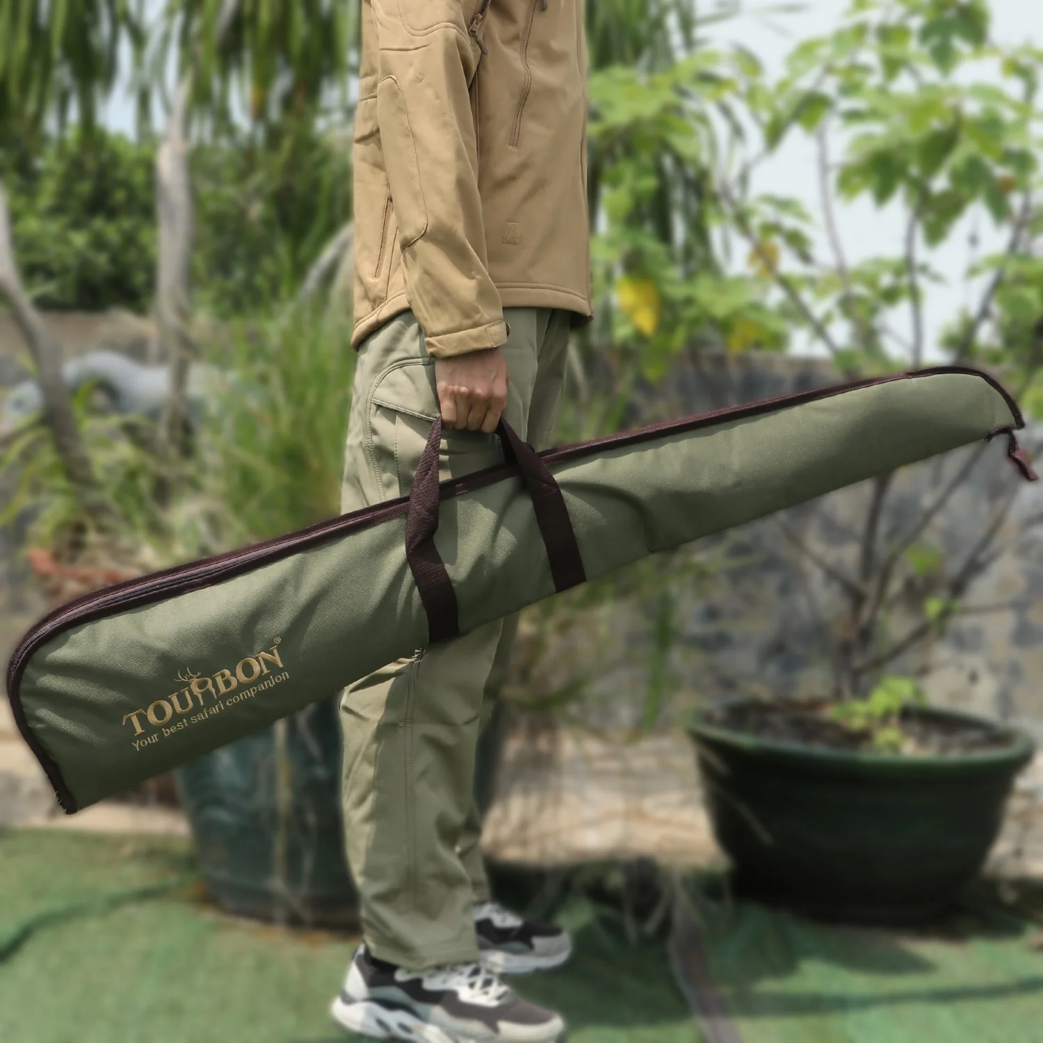 Tourbon funda acolchada portapistolas Airsoft táctica verde - imagen 4