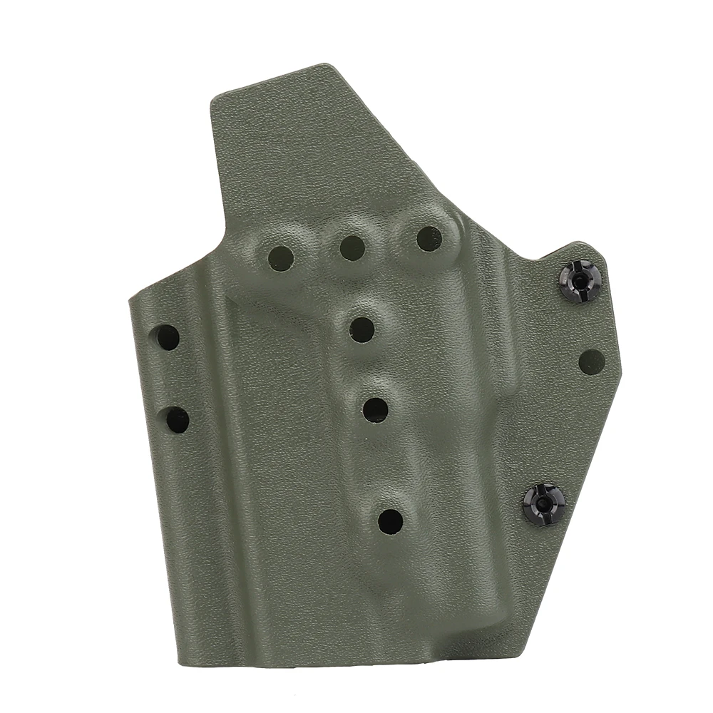 Funda táctica Kydex Glock 17/19/45 con clip QLS rápido Airsoft - imagen 3