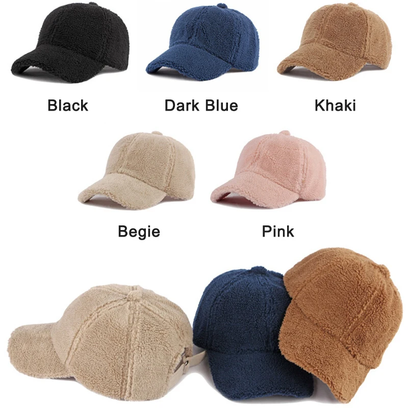 Gorra táctica de borreguillo sintético ajustable, mujer - imagen 5
