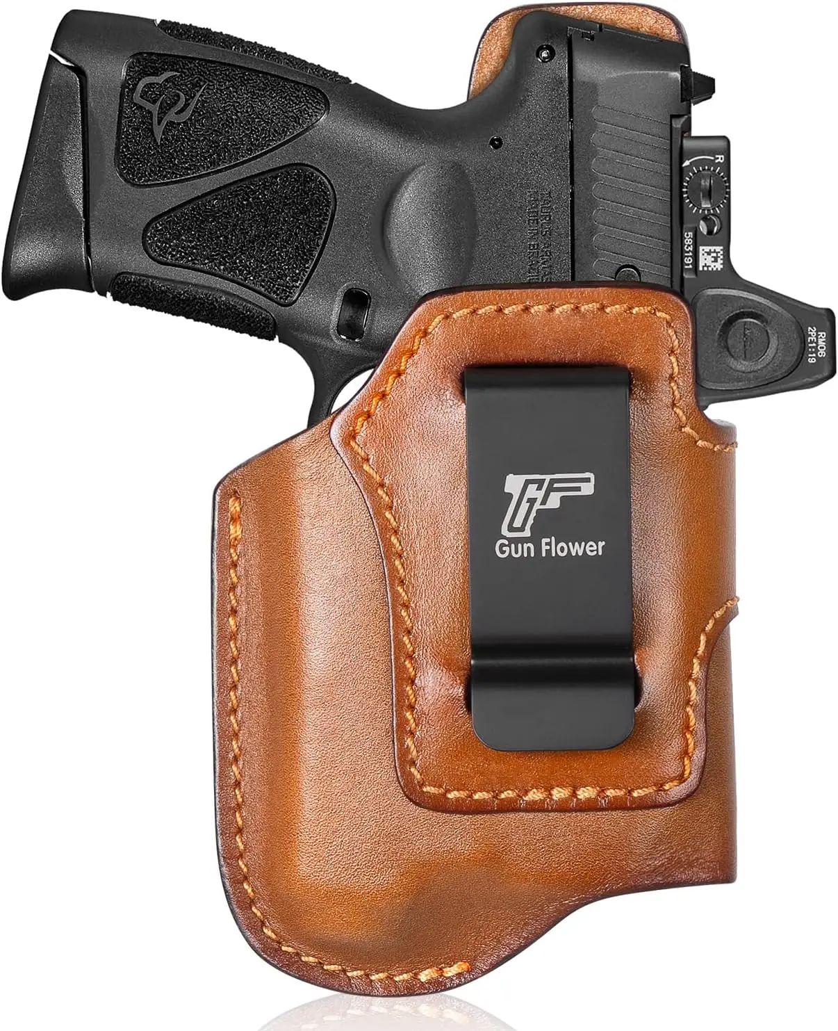 Funda IWB cuero para pistola Taurus G3C/G2C/G2S diestra - imagen 2