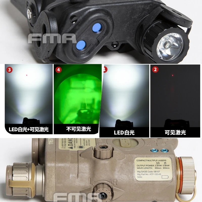 FMA AN/PEQ-15 LA5-A: marcador láser táctico IR/visible luz blanca - imagen 4