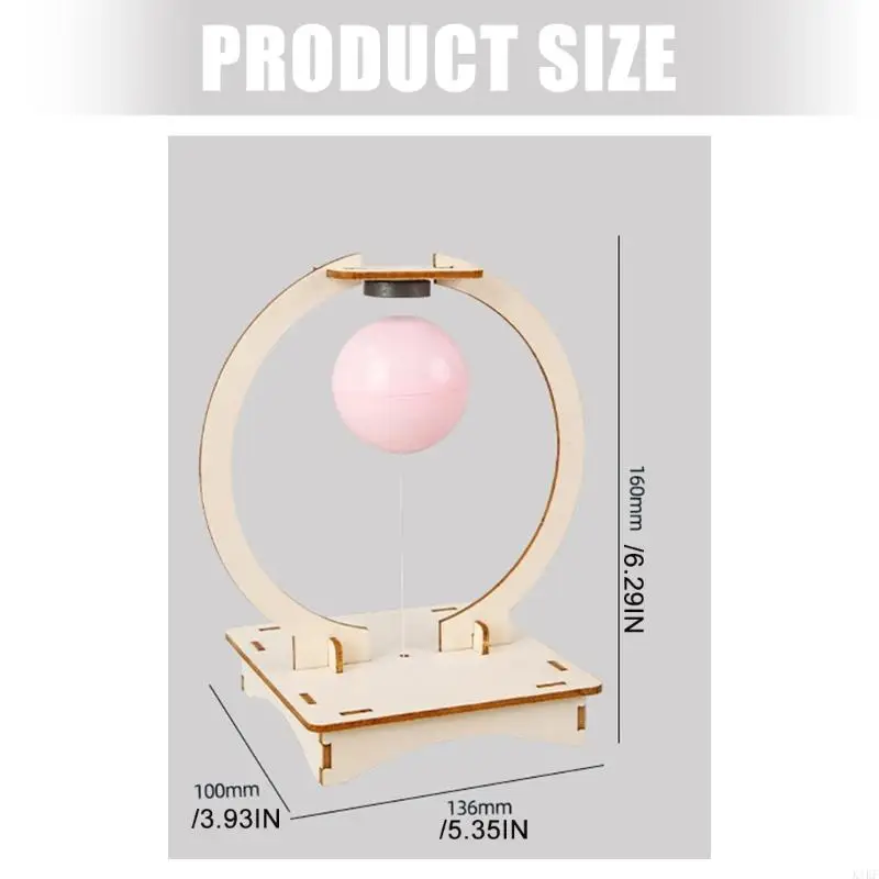Juego bolas de levitación magnética en madera montaje fácil - imagen 5