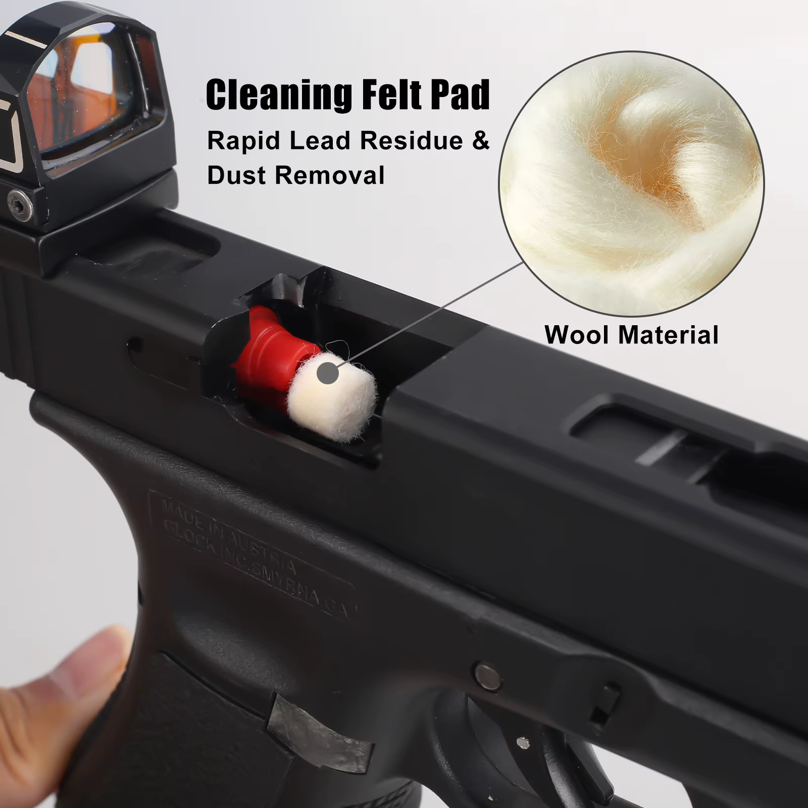 Kit limpieza armas táctica – accesorios cañón y cámara - imagen 3