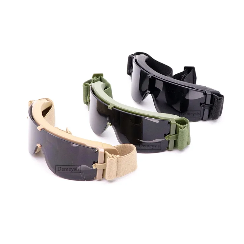 Gafas tácticas 3 lentes intercambiables - Protección balística Airsoft - imagen 2