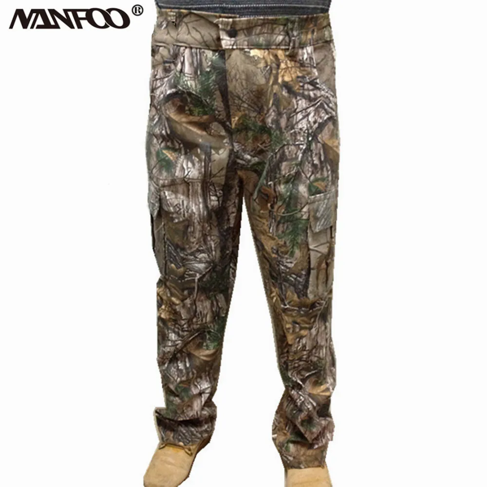 Pantalones camuflaje algodón transpirable para caza y pesca - imagen 2