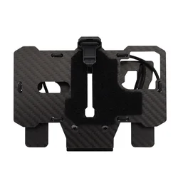 Soporte MOLLE fibra carbono teléfono Airsoft táctico