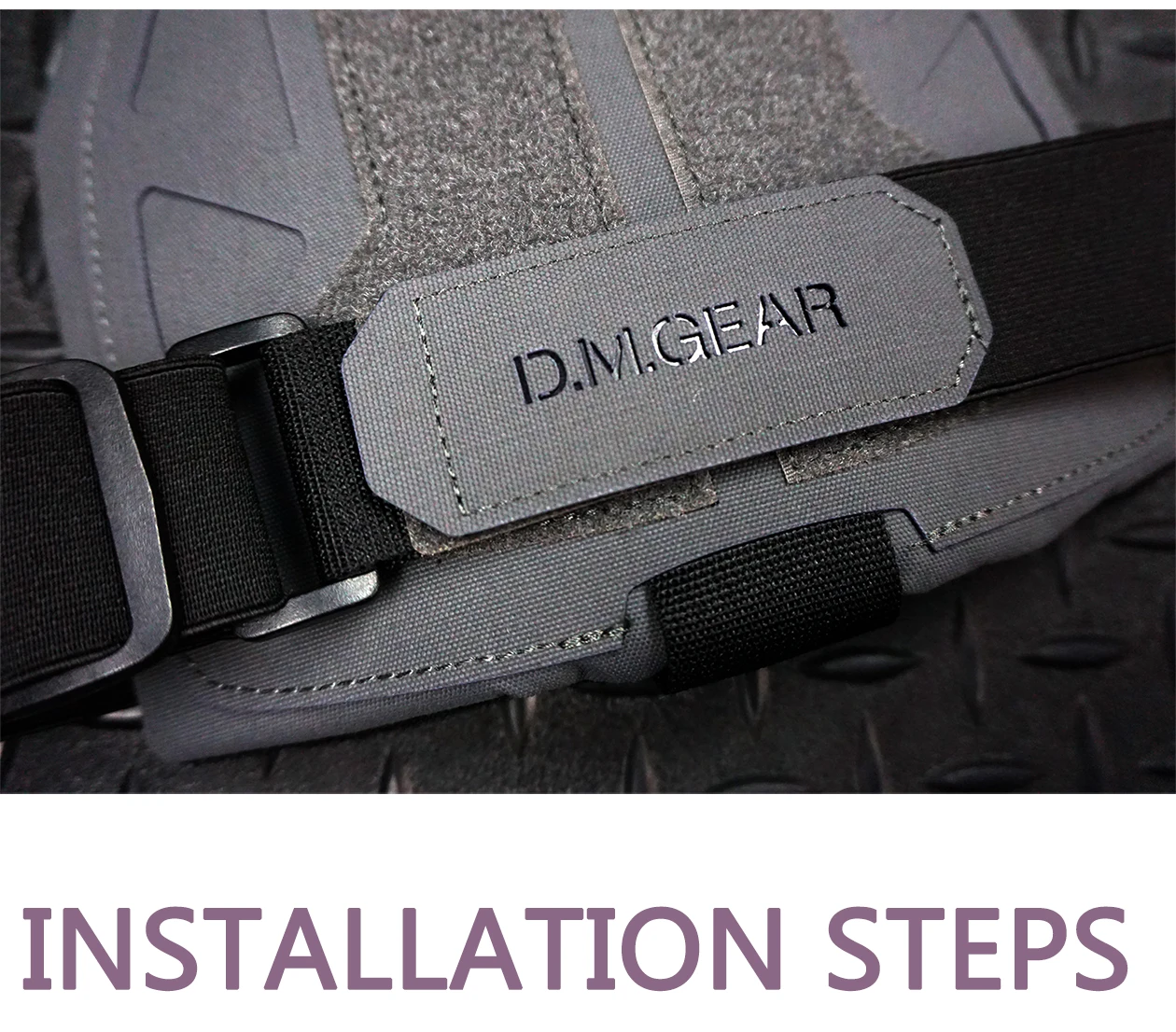 DMgear Steel Series Hombreras tácticas universales de armadura - imagen 3