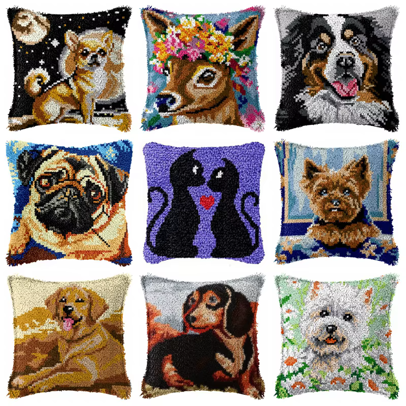 Kit bordado para perros y gatos – Botones Smyrna + accesorios manualidades - imagen 5