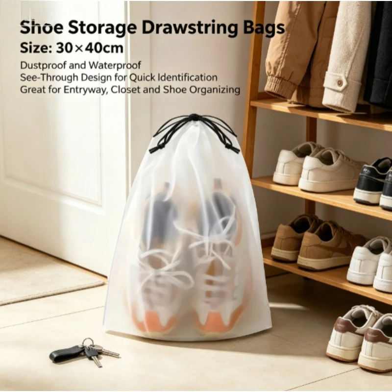 Saco impermeable bolsa de almacenamiento mate portátil con cordón - imagen 2
