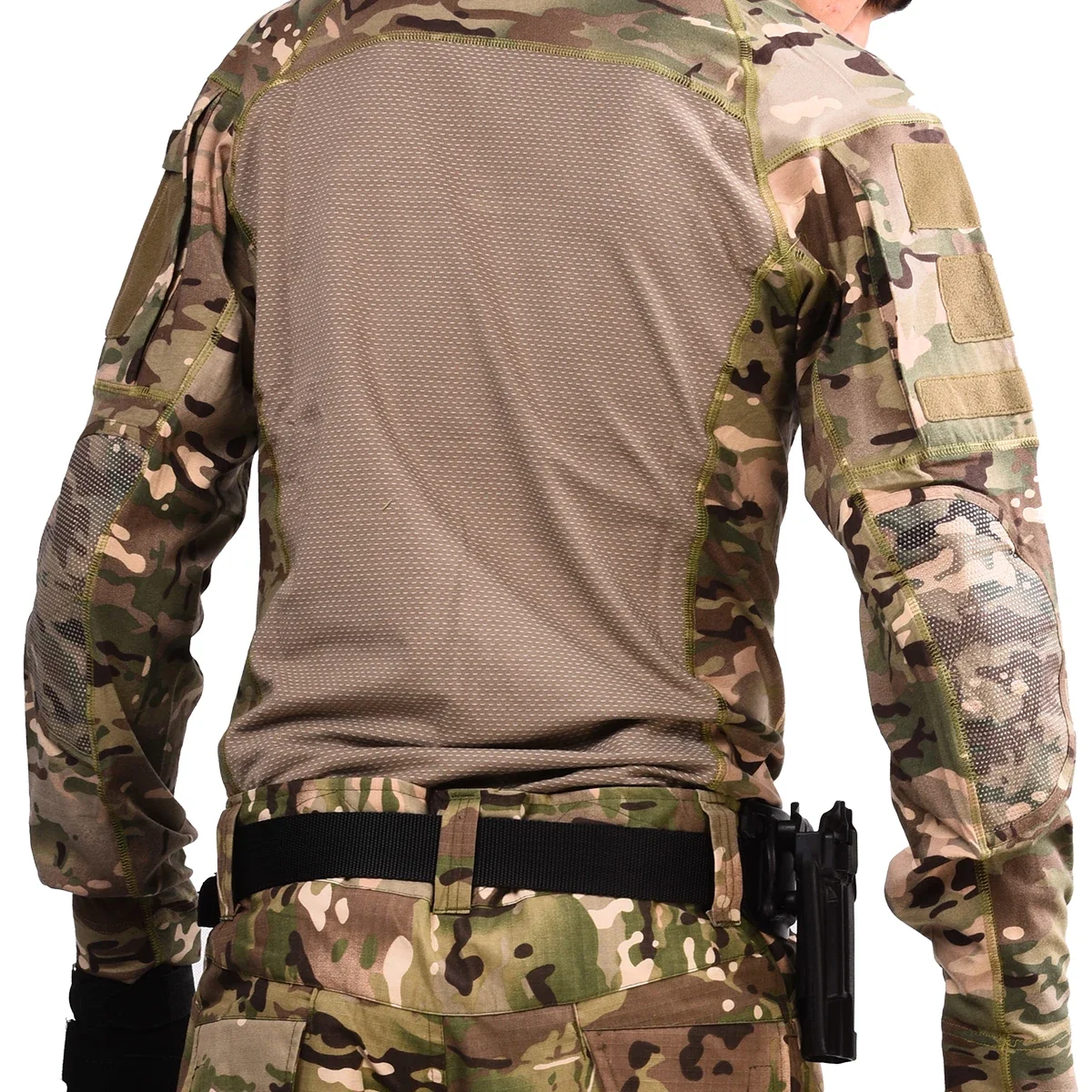 HAN WILD camisa táctica hombre manga larga algodón para airsoft - imagen 2