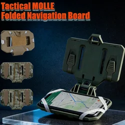 Panel táctico MOLLE plegable para teléfono y bolsa de pecho