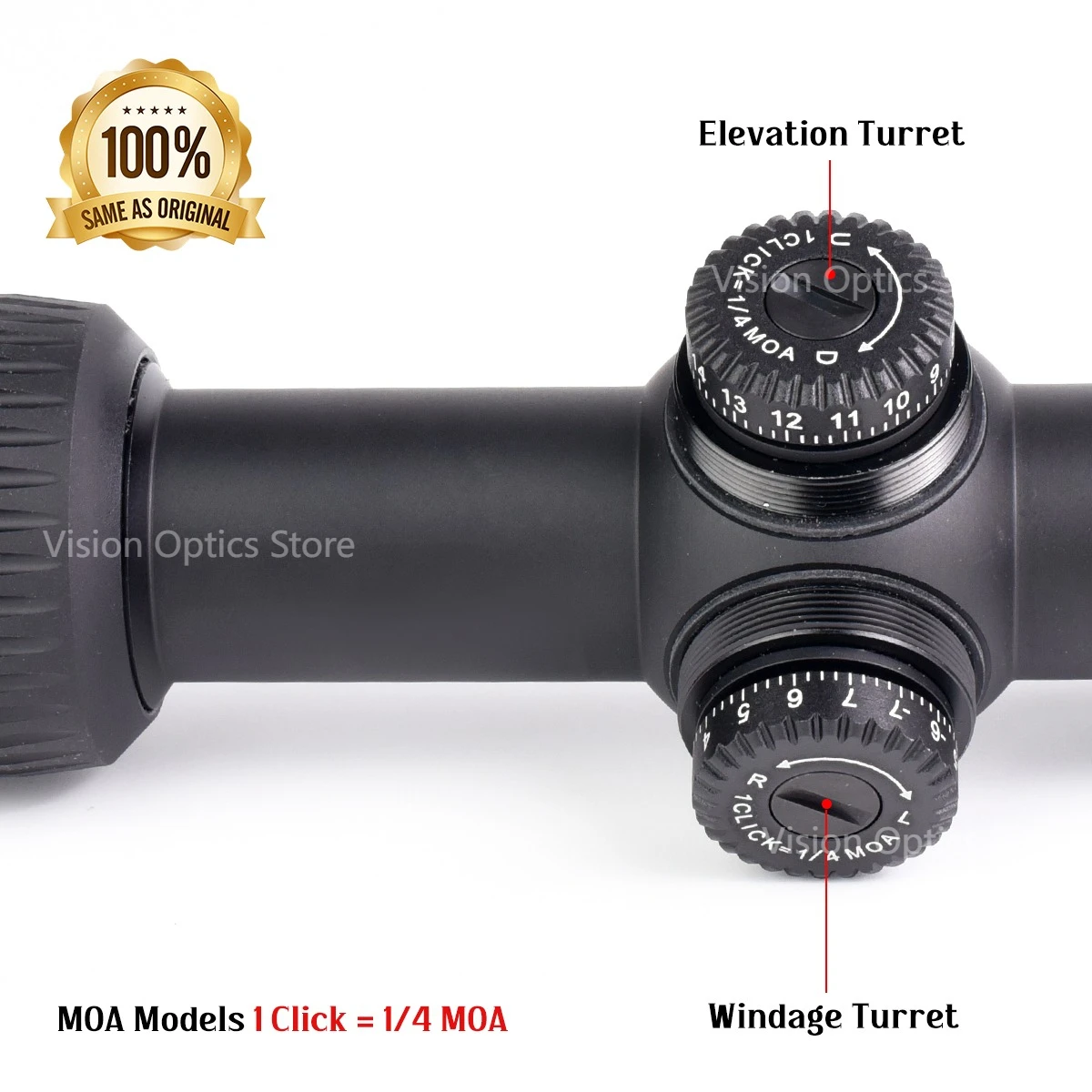Mira telescópica táctica Optics VTCF II SFP BDC MOA - imagen 5