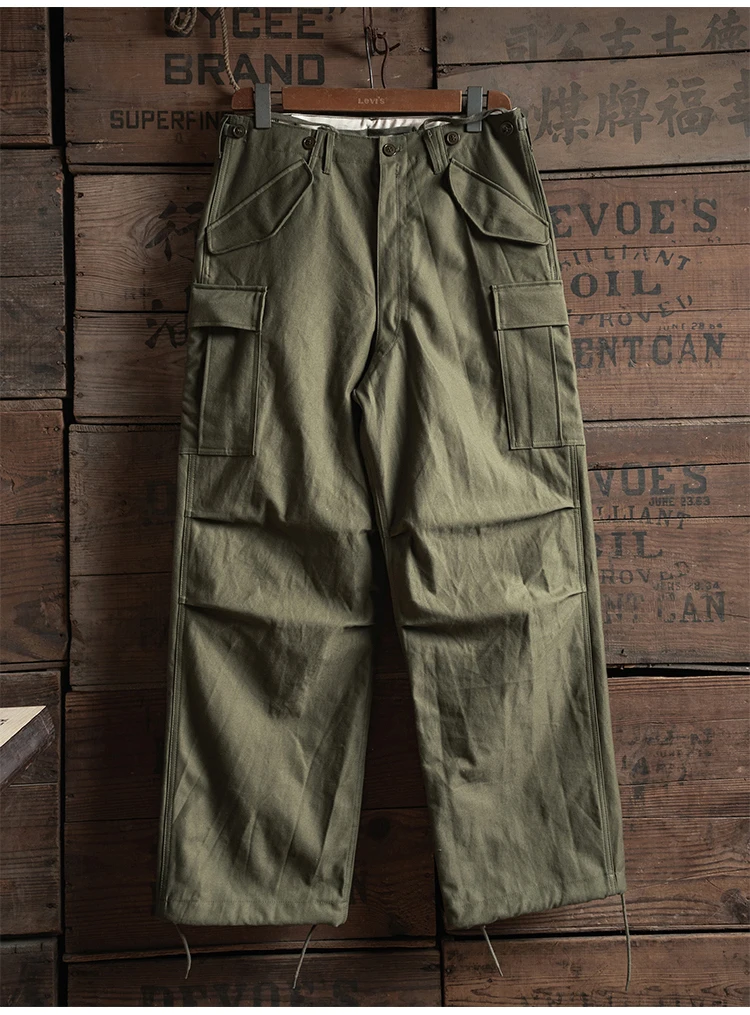 Pantalones M-51 de campo satén alta resistencia