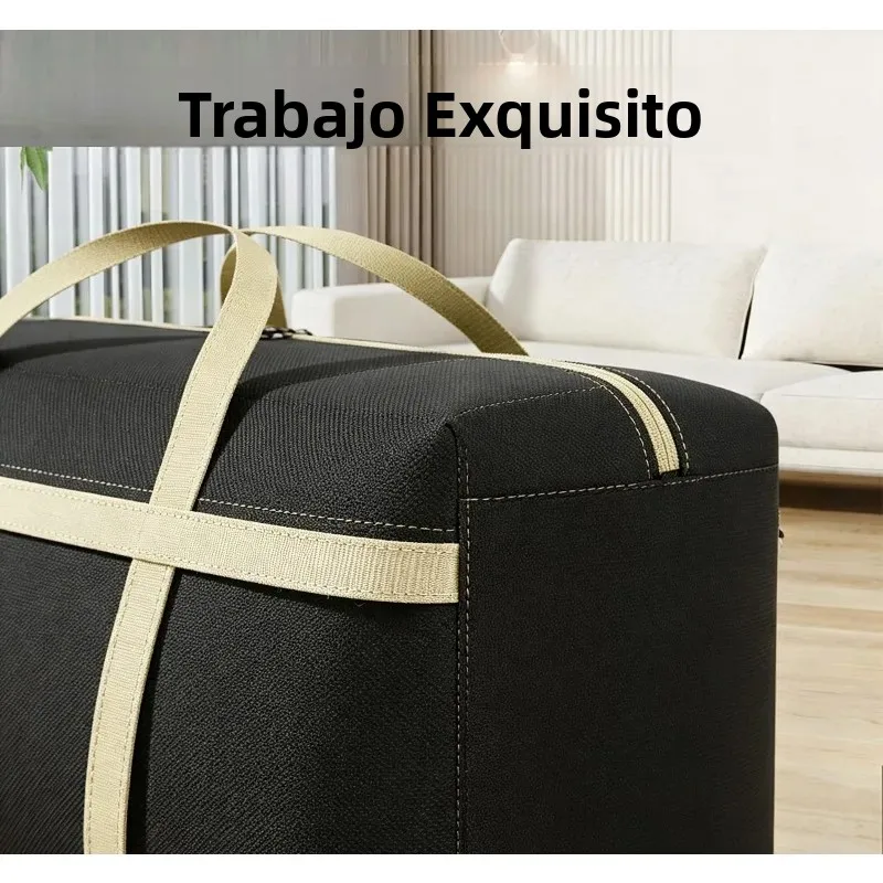 Bolsa de almacenamiento de lona gran capacidad con bolsillo serpiente - imagen 2