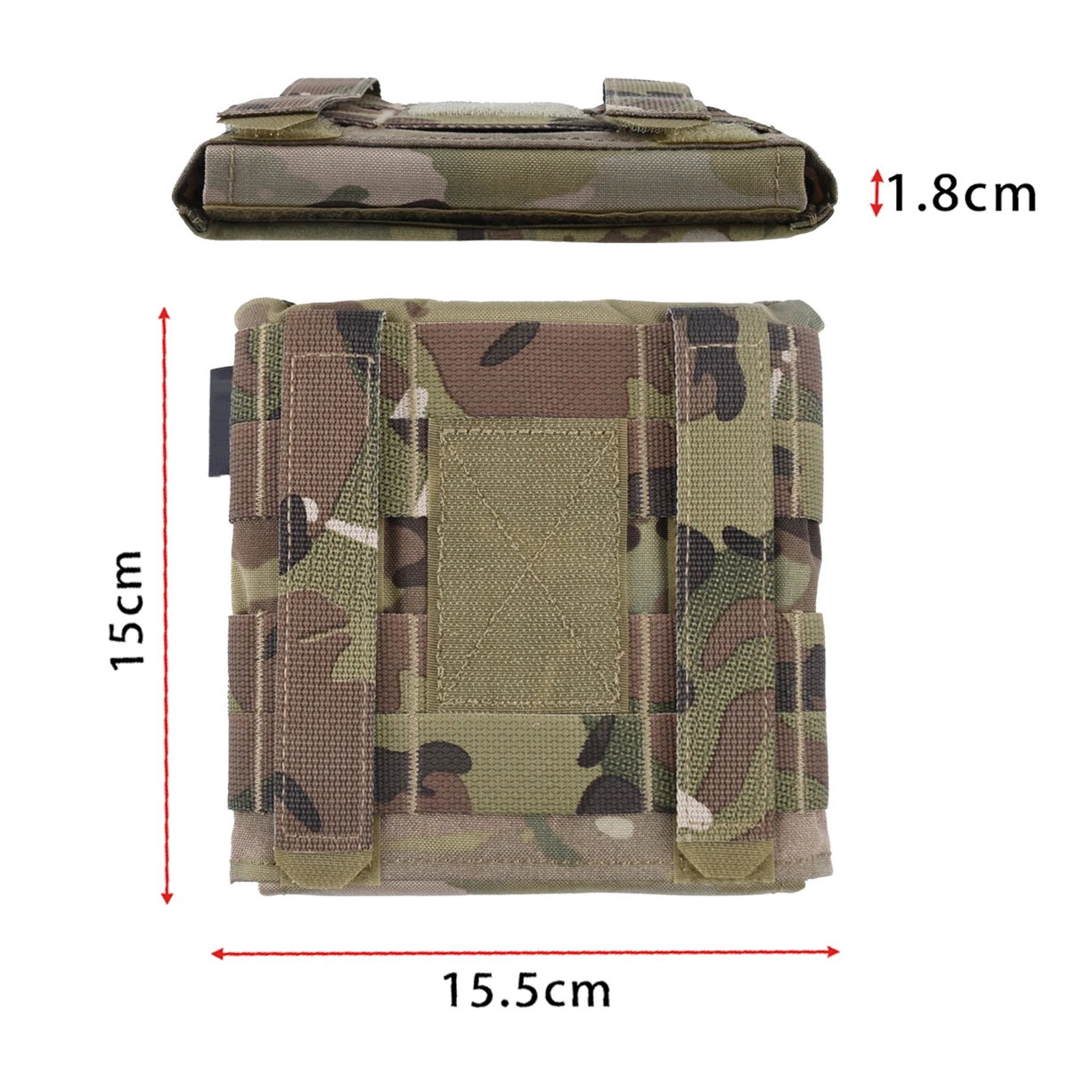 Bolsa porta-placas MOLLE lateral JPC2.0 AVS camuflaje caza