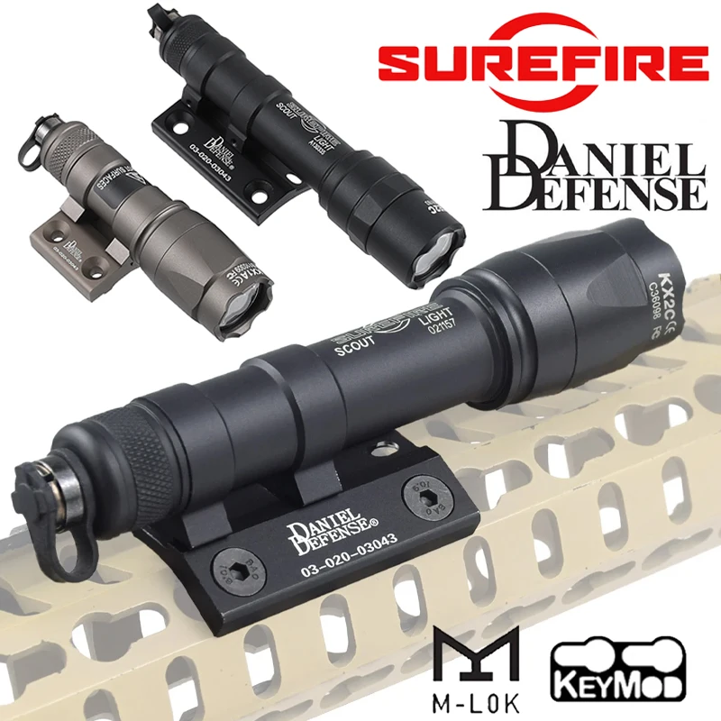 Linterna táctica SureFire M300/M600 Ultra lateral Picatinny