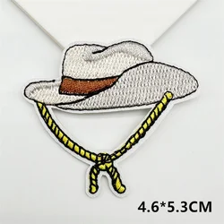 Parche táctico para ropa bordado fusible occidental de vaquero