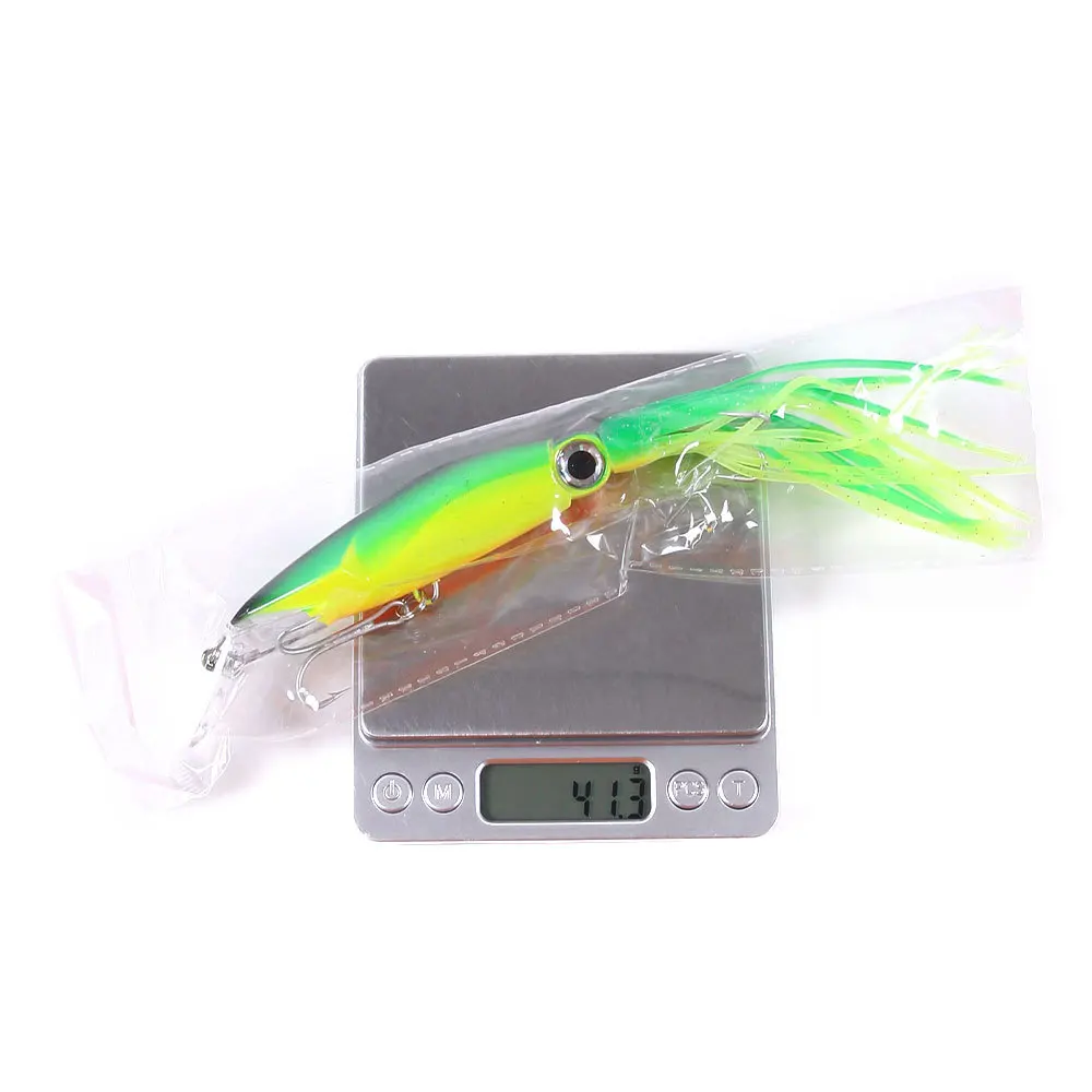 Cebo biónico pulpo Luya para pesca mar – 14cm 40g