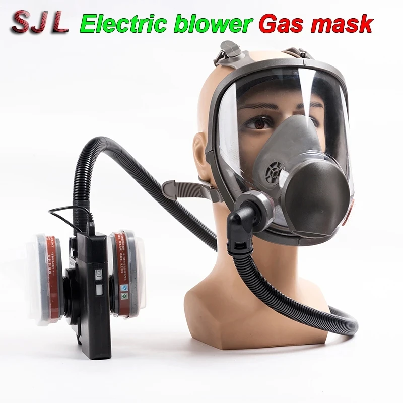 Respirador eléctrico con soplador – Mascarilla multifiltro universal - imagen 2