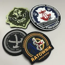 Parche PVC flexible personalizado con logo para MOLLE y gorra