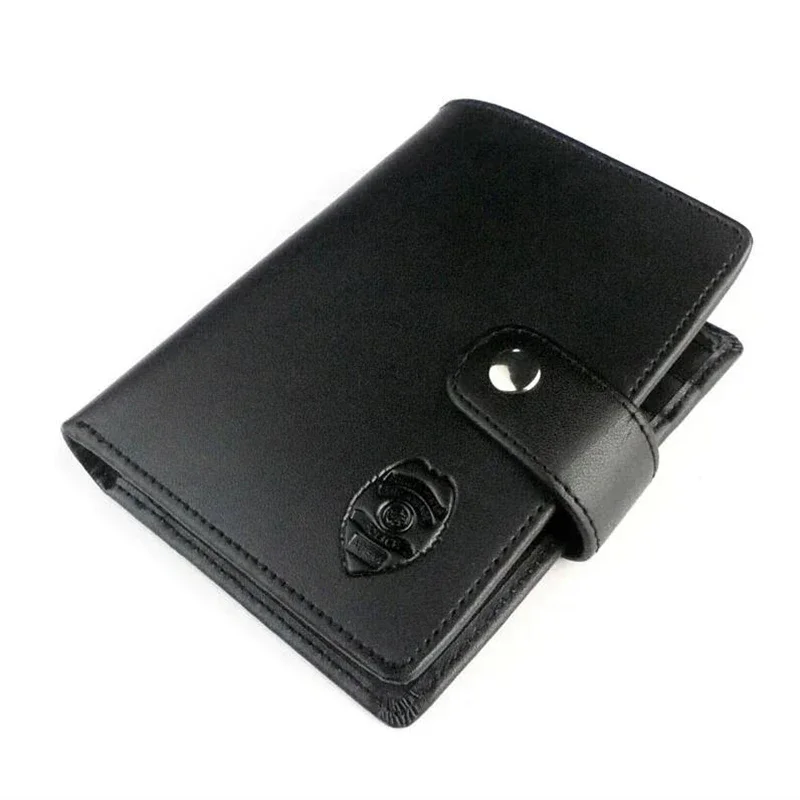 Cartera de cuero negro Policía de EE. UU. portadocumentos ID - imagen 5