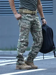 Pantalones tácticos asalto impermeables ripstop para exteriores hombre
